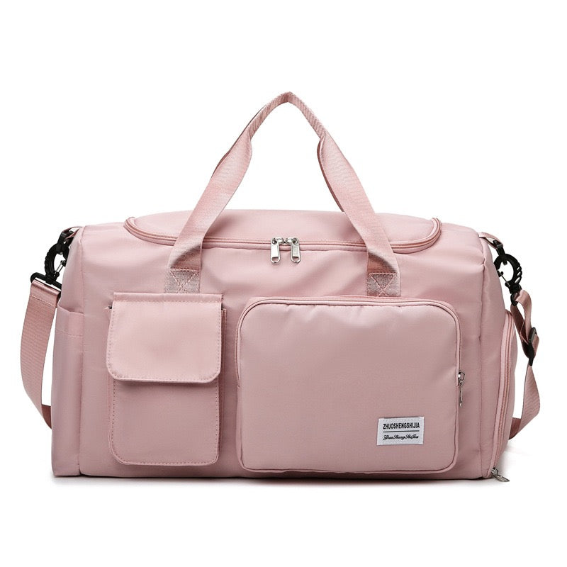 Multi-Pocket Travel Bag | Sports and Gym Duffle with Separate Shoe Compartment