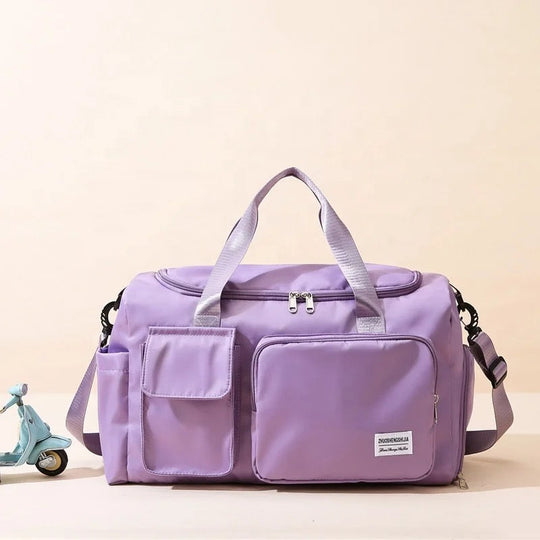 Multi-Pocket Travel Bag | Sports and Gym Duffle with Separate Shoe Compartment