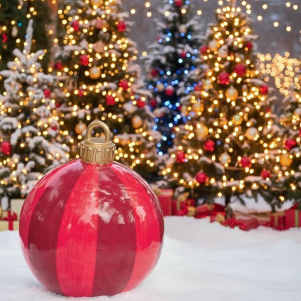 Large, Weatherproof Christmas Baubles for Indoor & Outdoor Use