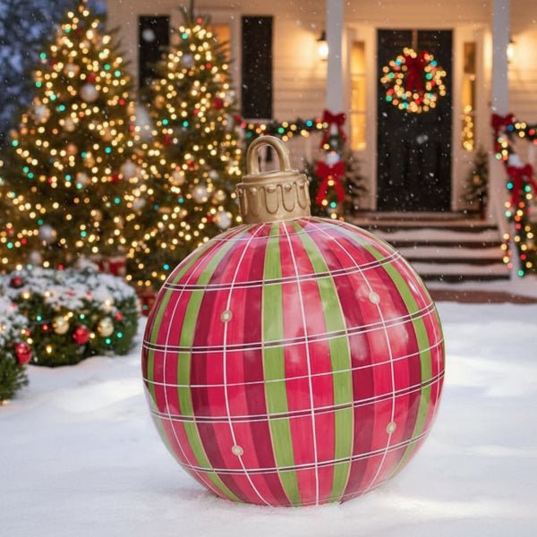 Large, Weatherproof Christmas Baubles for Indoor & Outdoor Use