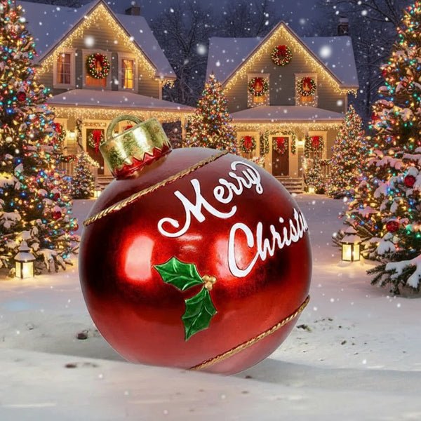Large, Weatherproof Christmas Baubles for Indoor & Outdoor Use