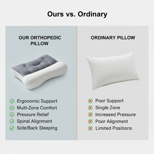 Neck Pillow - Orthopedic Shape - Sleeping Support