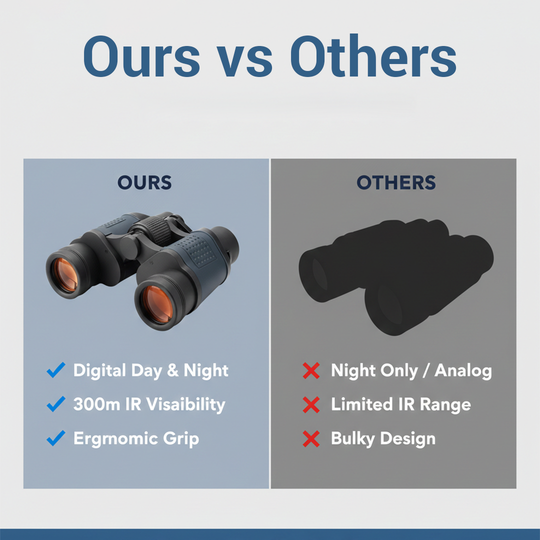Night Vision Binoculars - Digital Viewing - Infrared Mode