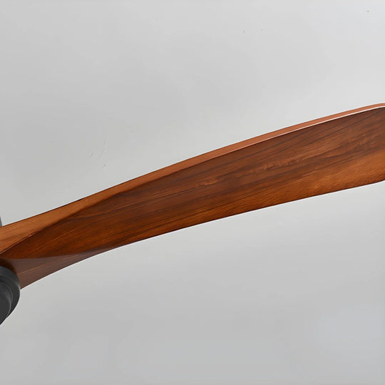Ceiling Fan Light - Wooden Blades - LED Lighting - Luvonic