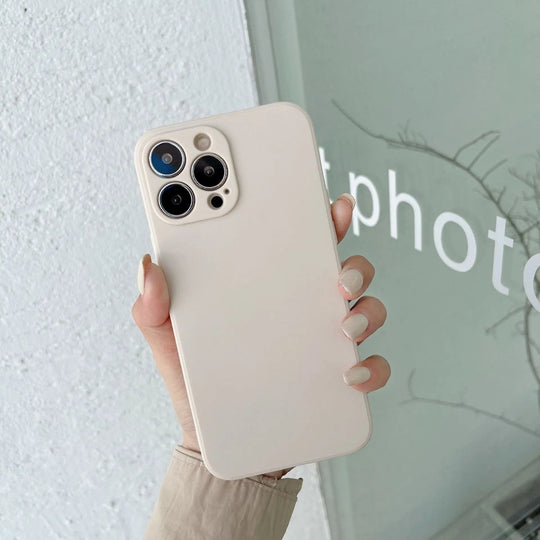Pastel Solid Colour Silicone iPhone Case