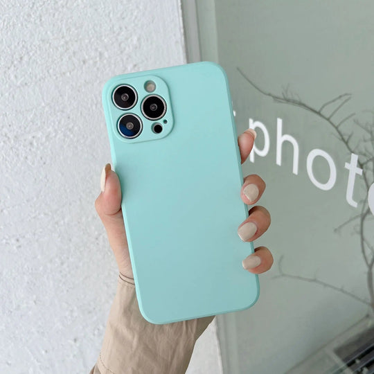 Pastel Solid Colour Silicone iPhone Case