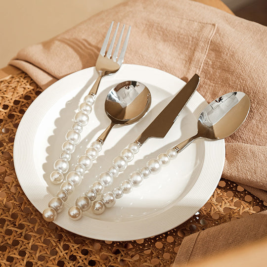 Pearl Grip Cutlery 4-Piece Set