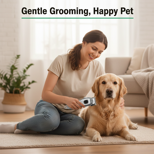 Pet Hair Clipper - Rechargeable Design - Metal Body