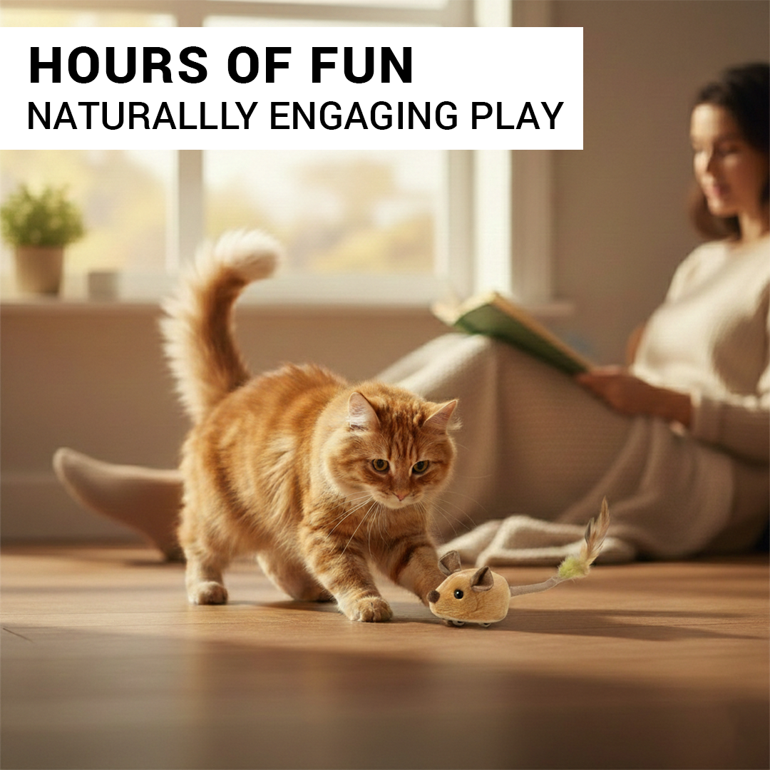 Pet Toy - Motion Activated - Mouse Shape