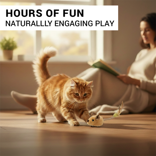 Pet Toy - Motion Activated - Mouse Shape