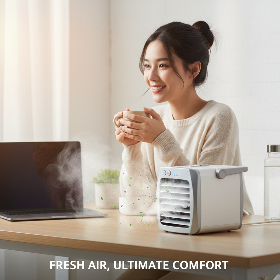 Portable Air Conditioner - Humidifier Function - Air Purifier