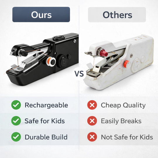 Portable Sewing Machine - Handheld Design - Compact Size