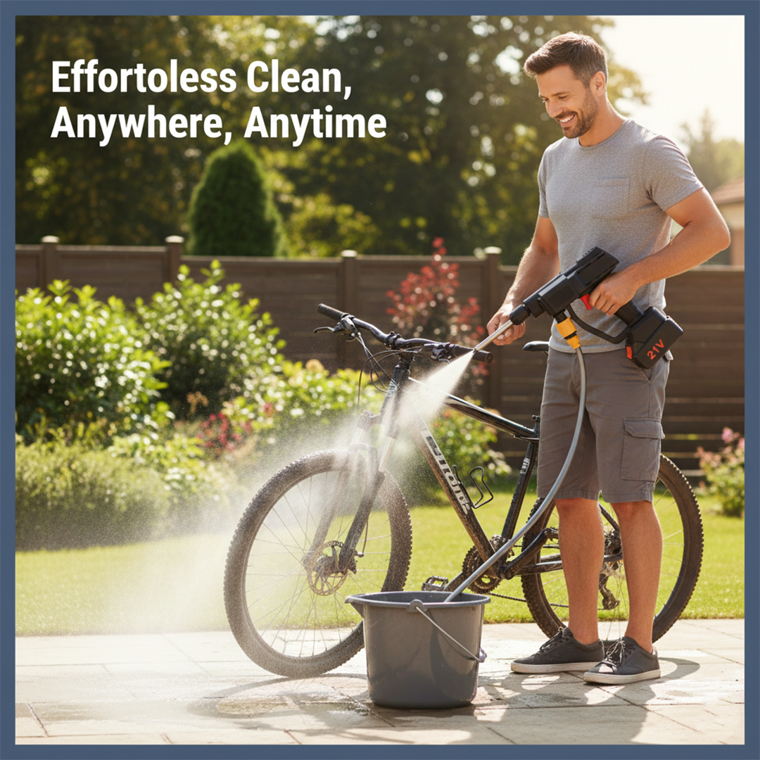 Pressure Washer - Cordless Design - Dual Battery