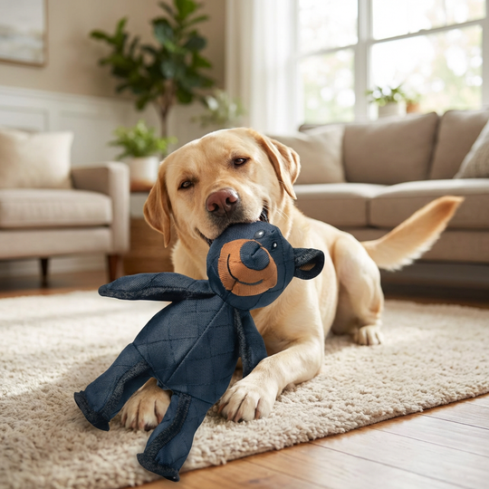 Chew Resistant Interactive Bear Dog Toys for Heavy Chewers