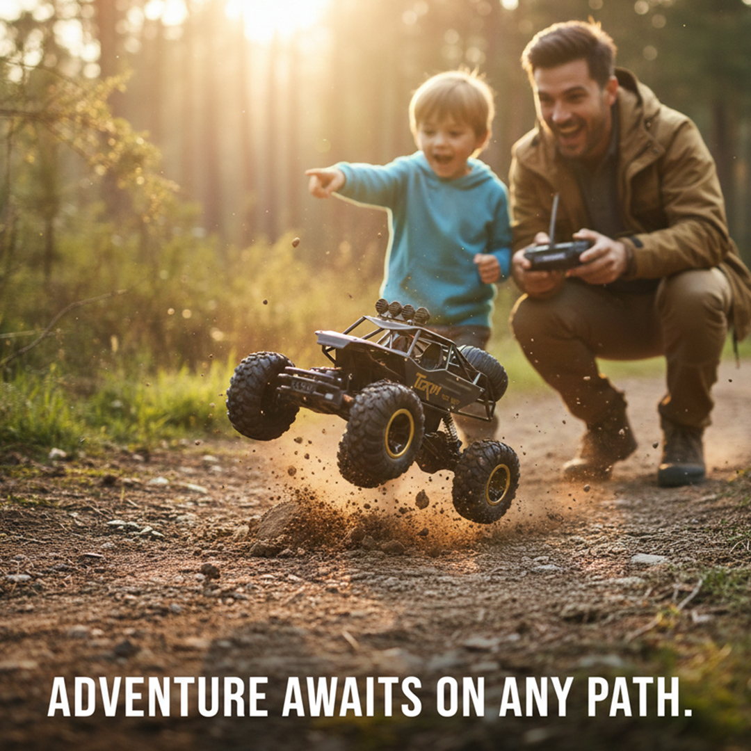 RC Off-Road Truck - 4WD Control - Mixed Terrain