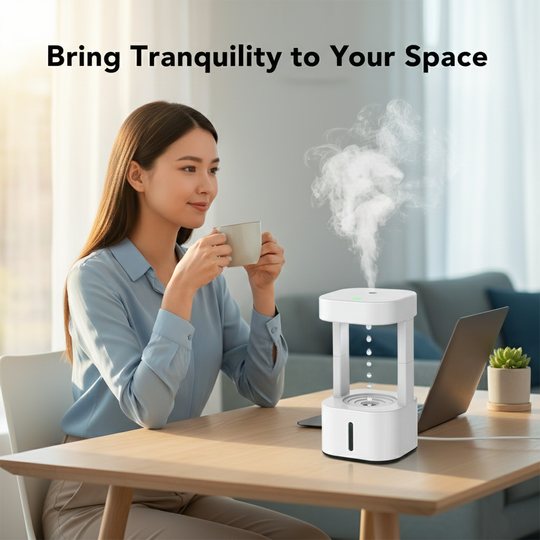 Rain Cloud Humidifier - Desk Light - Aromatherapy Diffuser