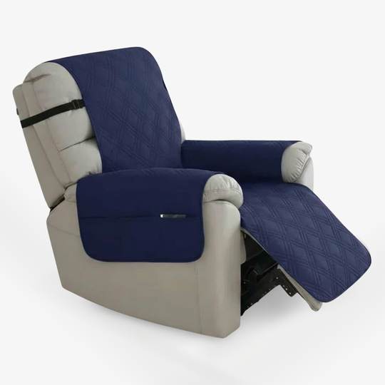 Recliner Slipcover - Quilted Fabric - Non Slip