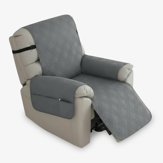 Recliner Slipcover - Quilted Fabric - Non Slip