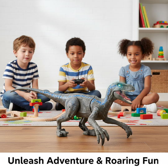 Remote Control Toy - Dinosaur Figure - Light Sound