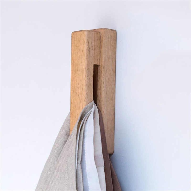 Northern Wooden Towel Holder for the Bathroom