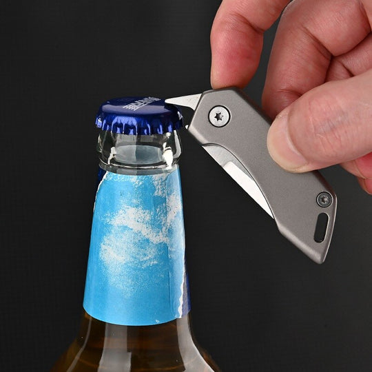Titanium Alloy Bag Keychain Knife