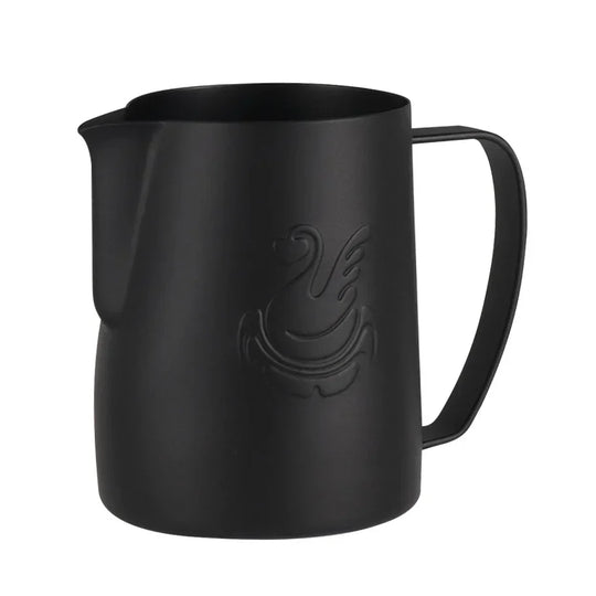 600ml Stainless Steel Coffee Pot Milk Frother Cup Cream Maker Espresso Latte Art Tool - Elegant Swan Design