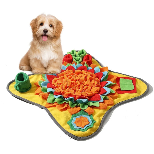 Sniffing Joy | Intelligent Snuffle Mat for Dogs | Interactive Food Toy to Combat Boredom | Encourages Natural Searching Instincts