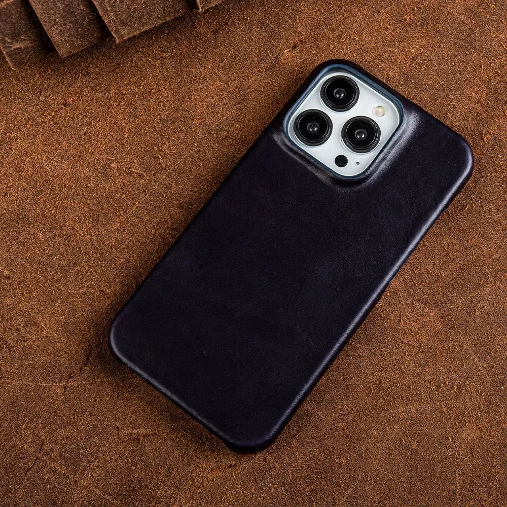 Luxurious, Handmade Genuine Cowhide Leather Case for iPhone