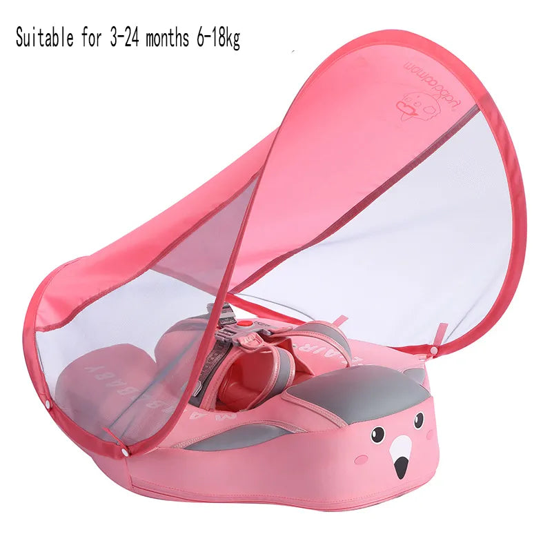 Non-Inflatable Baby Swim Ring Seat - Pool Toy for Boys and Girls - Fun Accessories for Safe Water Play