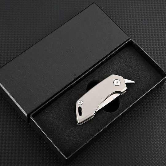 Titanium Alloy Bag Keychain Knife
