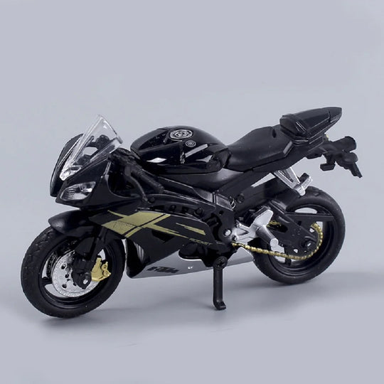 1:18 Scale Alloy Roller Sportbike Figures Diecasts Kids Toy Motorcycle Racing Model Replicas Collector's Gift for Boys