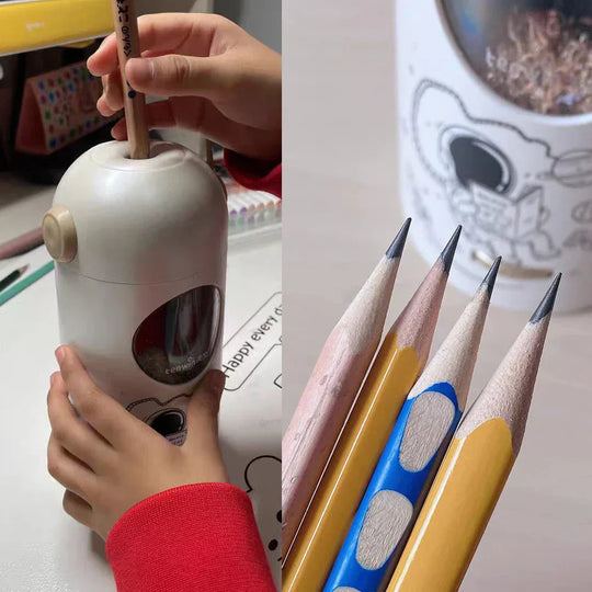 Automatic Astronaut Pencil Sharpener