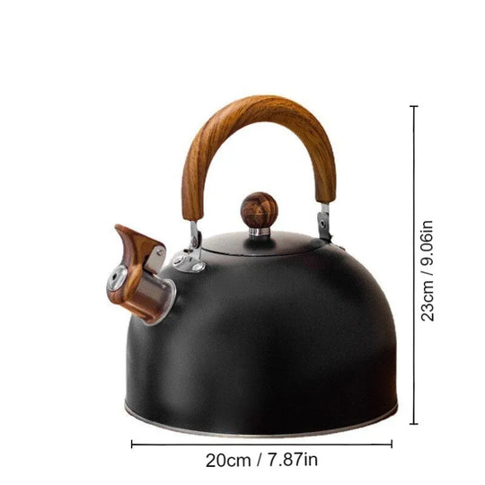2.5/3 Litre Stainless Steel Kettle - Thickened Design for Gas and Induction Stoves - Universal Use