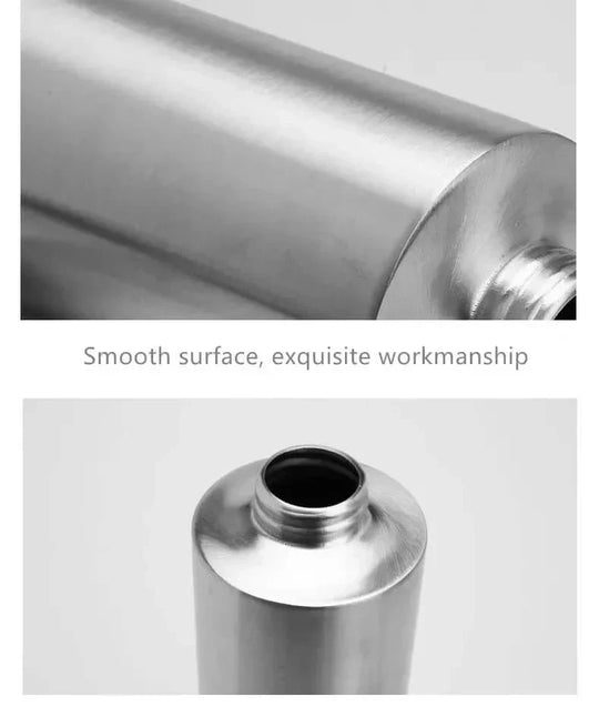 Elegant Stainless Steel Hand Pump Soap Dispenser - Available in 250ml, 350ml, and 550ml