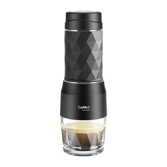 Portable Espresso Machine – Hand Press Coffee Brewer for Capsule & Ground Coffee, Perfect for Travel and Picnics