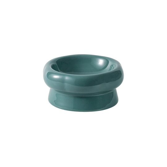 Luna Ceramic Elevated Cat Bowls