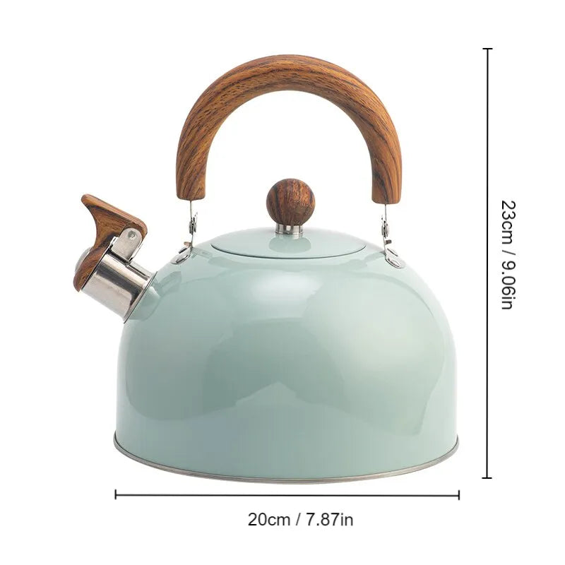 2.5/3 Litre Stainless Steel Kettle - Thickened Design for Gas and Induction Stoves - Universal Use