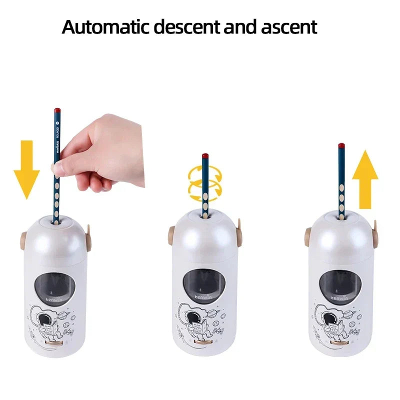 Automatic Astronaut Pencil Sharpener