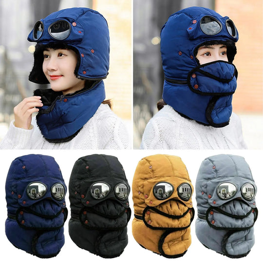 Thermo Windproof Face Covering Beanie