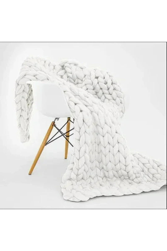Cozy Knit Chunky Blanket