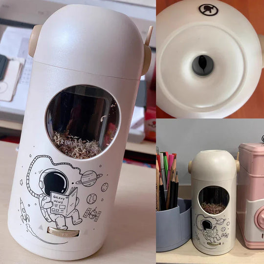 Automatic Astronaut Pencil Sharpener