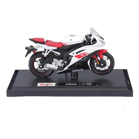 1:18 Scale Alloy Roller Sportbike Figures Diecasts Kids Toy Motorcycle Racing Model Replicas Collector's Gift for Boys