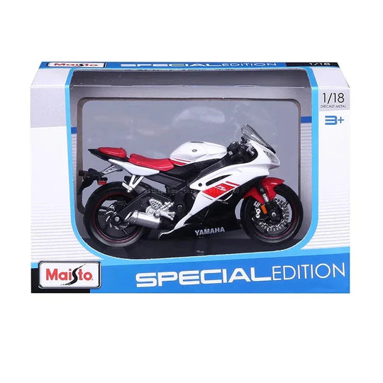 1:18 Scale Alloy Roller Sportbike Figures Diecasts Kids Toy Motorcycle Racing Model Replicas Collector's Gift for Boys