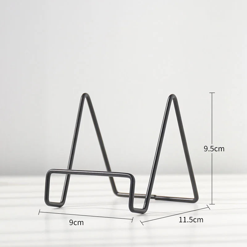 Iron Art Multi-Use Display Stand: Versatile Stand for Magazines, Dishes, Pictures, and Photo Albums in Home Décor