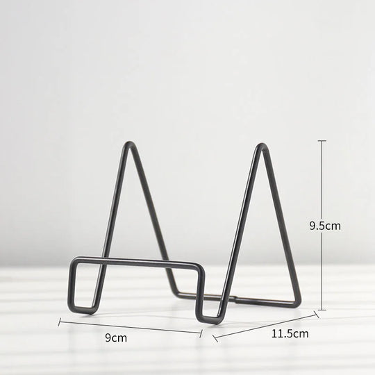 Iron Art Multi-Use Display Stand: Versatile Stand for Magazines, Dishes, Pictures, and Photo Albums in Home Décor