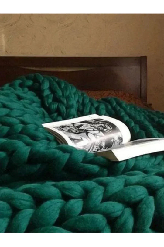 Cozy Knit Chunky Blanket