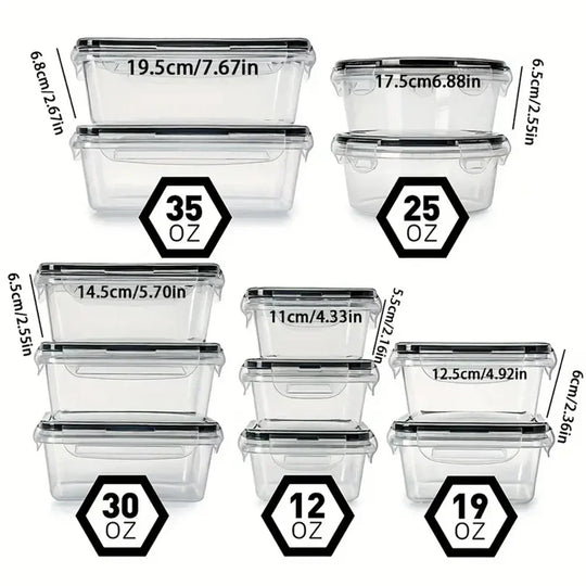 12-Piece Food Container Set