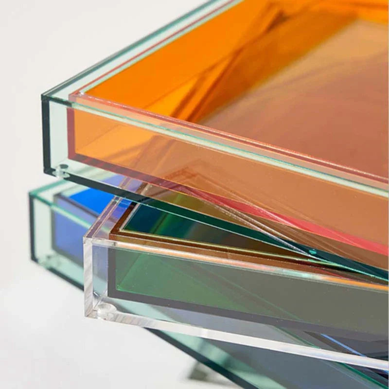 Acrylic Serving Tray in 'Color Pop'