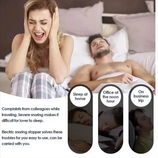 Adjustable Electric Anti-Snoring Device with Custom Airflow