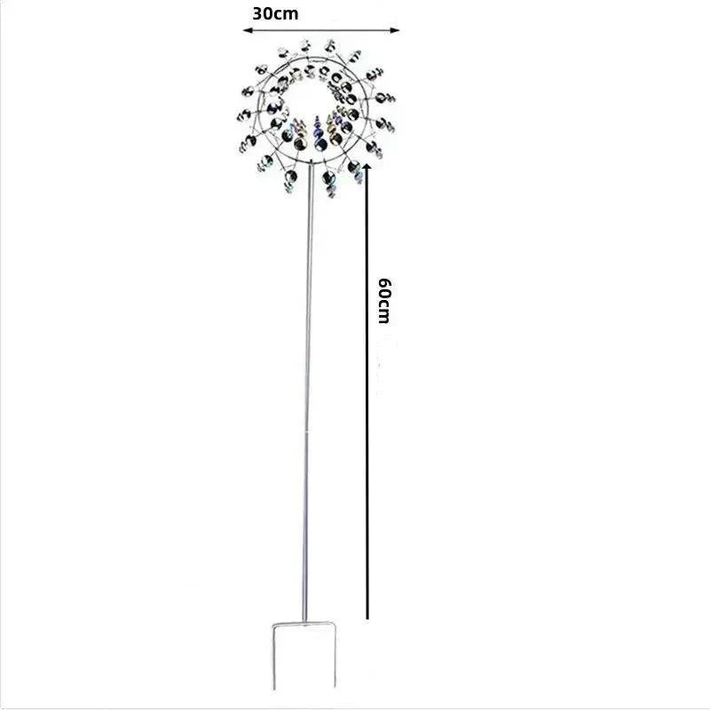 Windmill Spinner | Unique Wind-Powered Garden Decor Made of Metal